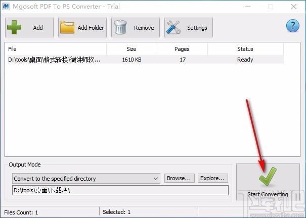 Mgosoft PDF To PS Converter下载,PDF转PS转换器