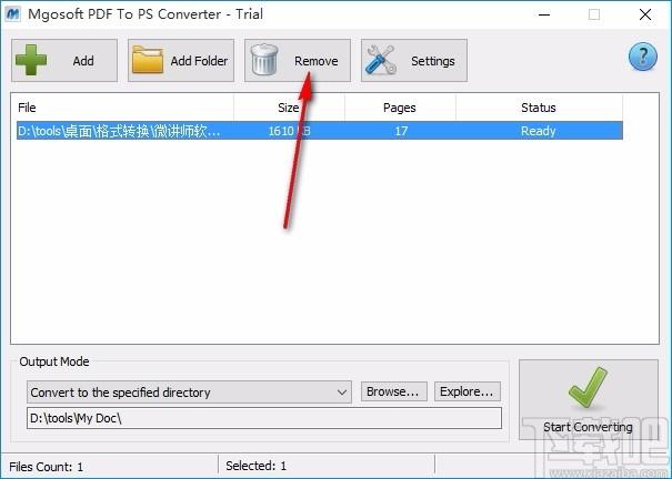 Mgosoft PDF To PS Converter下载,PDF转PS转换器