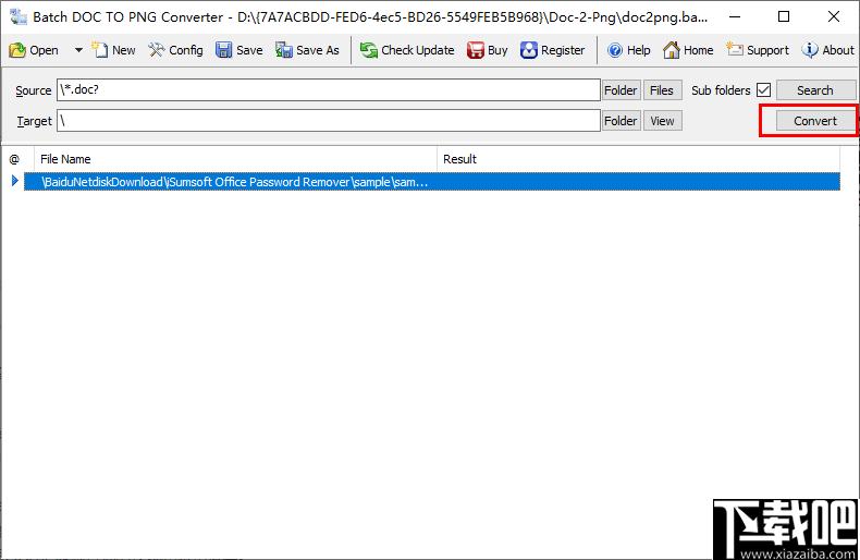 Batch DOC to PNG Converter下载,文档转换,格式转换